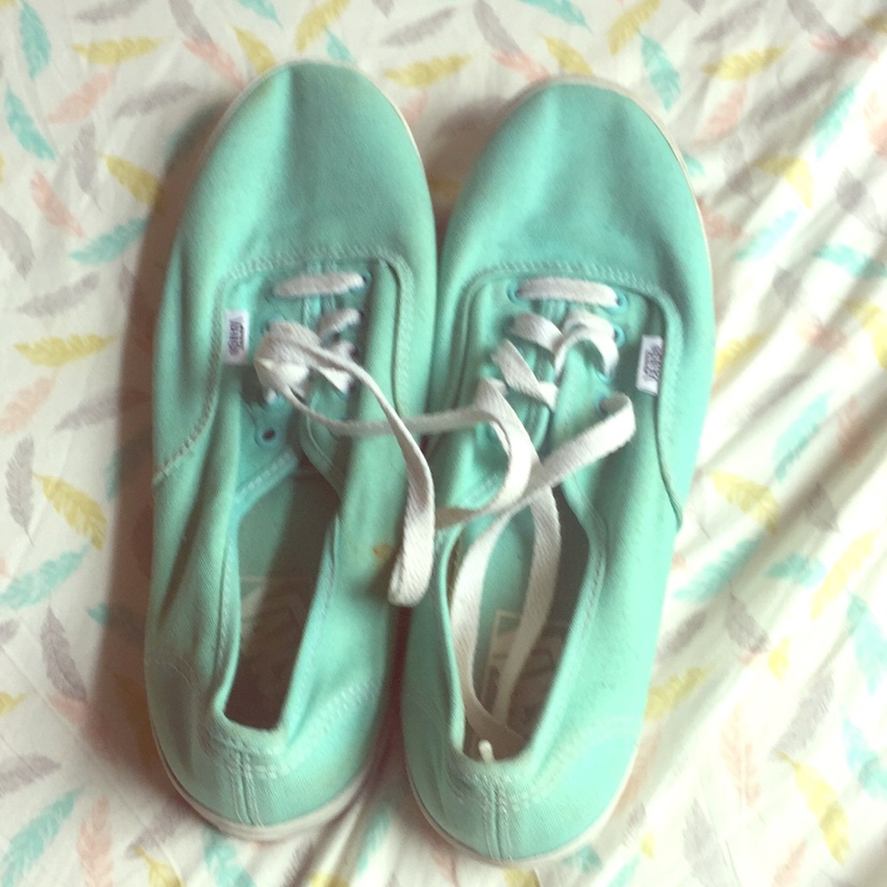 Light blue Vans